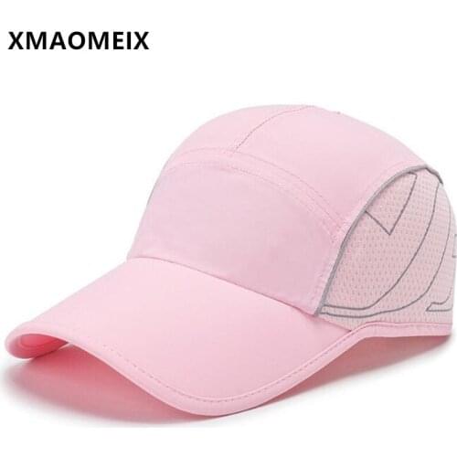 XMAOMEIX Snapback Cap Men Women Mesh Cap New Summer Ultra-thin Breathable Baseball Cap Womens Hat Bone Casual Couple Sports Cap