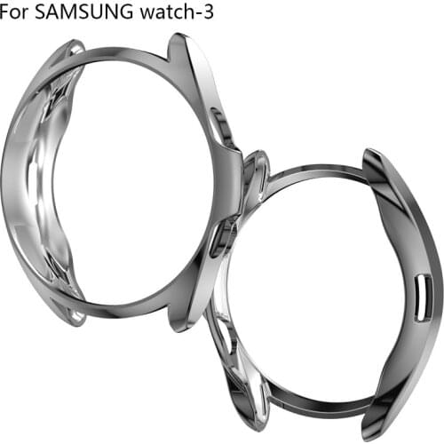 Case For Samsung galaxy watch 3 41mm 45mm cover bumper Accessories Protector Full coverage silicone Screen Protection