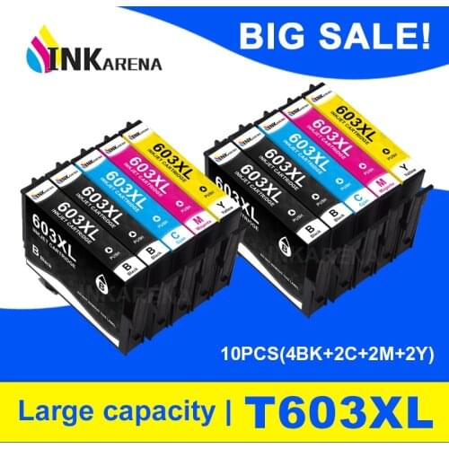 INKARENA 2 replacement for EPSON 603XL 603 T603XL E-603XL T603 XL ink cartridges for Epson Expression Home XP-4100 XP-3100