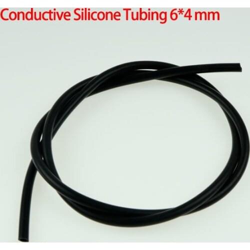 Conductive Silicone Rubber Tube TENS / ESTIM / E-STIM Machine 6mm OD 4mm ID