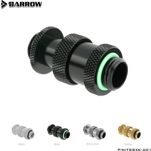 Barrow Rotary Connectors Extender (22-31mm) use for SLI CF Card G1/4" Male to Male Cross Fire Fitting Metal Telescopic fitting