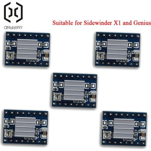 5PCS Stepper Motor Driver With Radiator For Sidewinder X1 And Genius Artillery 3D Printers