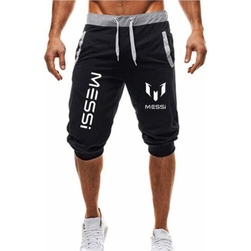 2020 New Messi Print Shorts Men Fitness Clothes Summer Leisure Men Outerwear Sweatpants Male Breathable Casual Shorts For Men