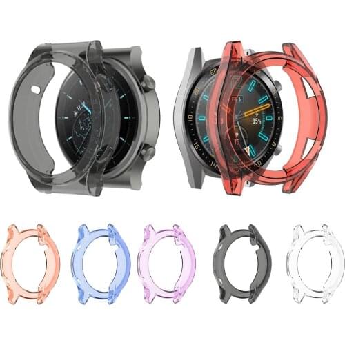 TPU Soft Edge Protector Case Shell Frame For Huawei GT 2e Honor Magic 2 46mm GT2 42mm Pro GT2e Magic2 Protective Bumper Cover