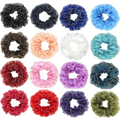 New arrival Fashion women romantic lace Hair bands ladys cute hair scrunchies girls hair Tie Accessories Ponytail Holder