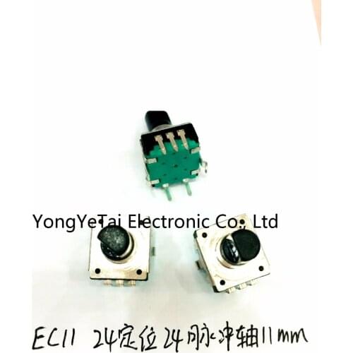 EC11-type encoder with a switch 24 Number of positioning 24 pulse axis 11MM push switch free shippping