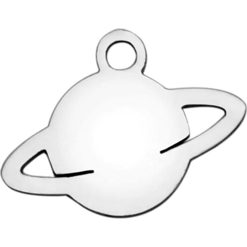 10pcs/lot 10.4*14.3mm Stainless Steel Satellite Pendant Bracelet Charms DIY Jewelry Making Handicraft Accessories Wholesale