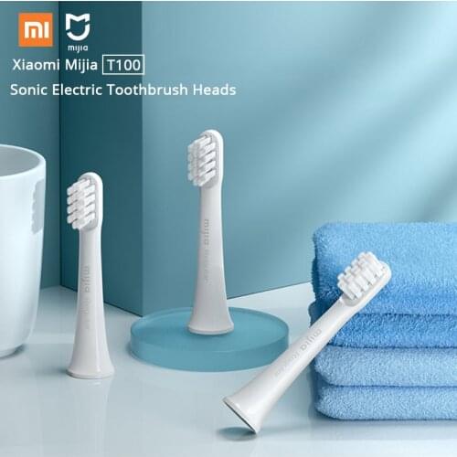 [100% Original] Xiaomi Oral Toothbrush Heads Toothbrush Replacement Spare Parts for Mijia T100 Sonic Electric Toothbrush