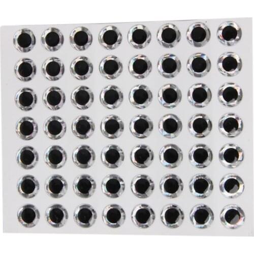 100pcs Fish Eyes 3D Holographic Lure Eyes Fly Tying Jigs Crafts Dolls Artificial Simulation FishEye Pesca Fishing Accessories