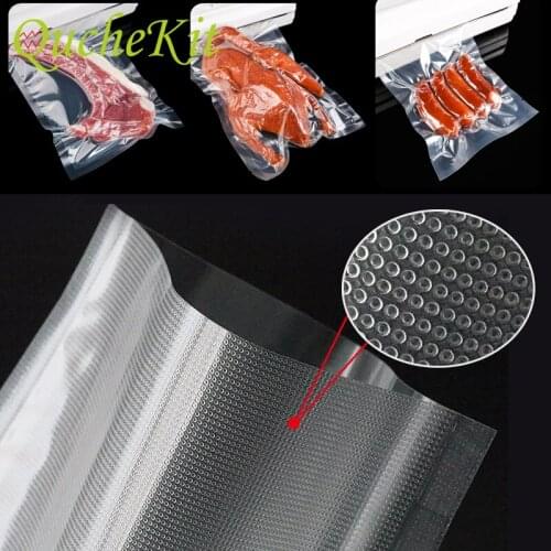 100Pcs Kitchen Food Vacuum Sealer Bag Vide Food Saver Storage Vacuum Packaging Bags Kitchen Accessories BPA-Free
