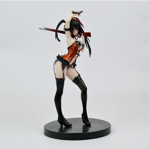 Anime Sexy Figure DATE A LIVE Nightmare Tokisaki Kurumi Action Figure PVC Anime adult Sexy Girl Collectible Model Toy Gift