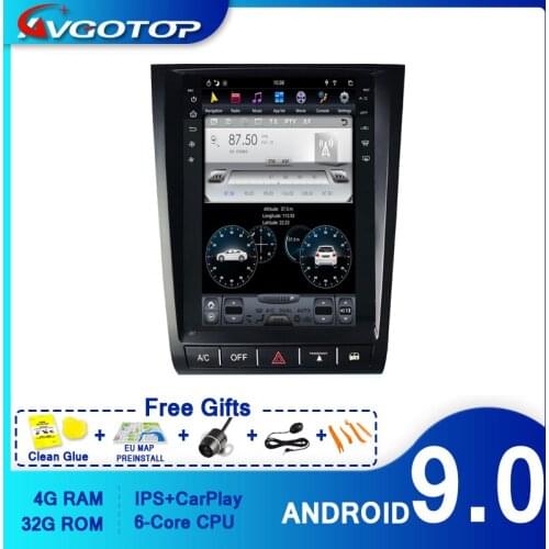 AVGOTOP Android 9.0 Tesla Auto Multimedia for LEXUS GS series 2004-2011 Carplay GPS DSP Vertical Screen Vehicle Radio