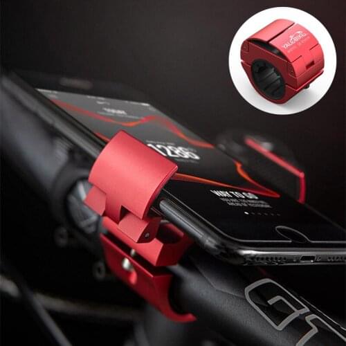 New Arrival Bicycle Phone Mount Holder Aluminum Alloy Portable MTB Bike Motorcycle Mobile Clip Fit For 58-85mm Cell Phone BC0642