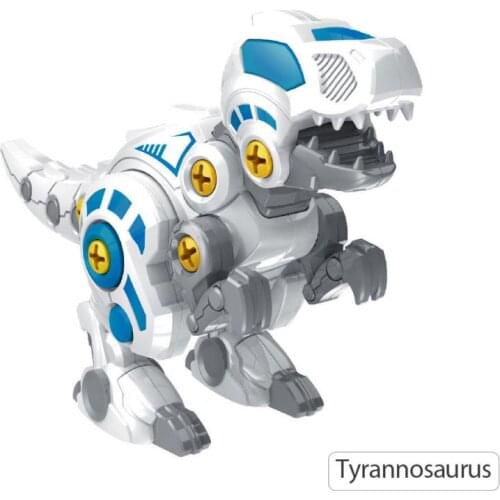 Childrens Educational Science And Education Assembled Dinosaur Toy DIY Nut Assembly Tyrannosaurus Triceratops Screwing Model