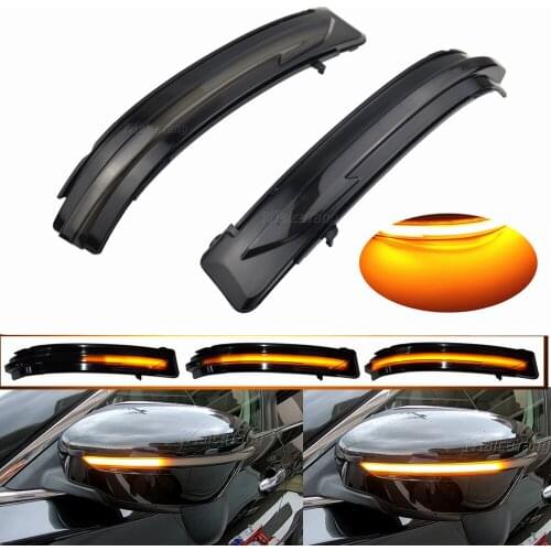 Dynamic LED Turn Signal Light Mirror Sequential Lamp For Nissan Rogue X-Trail T32 Qashqai J11 2014+ Murano Z52 Pathfinder R52