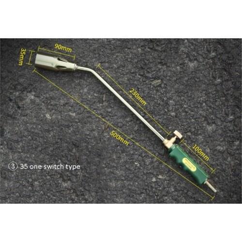35mm single switch Liquefied gas burner gas gun butane gas barbecue household waterproof high temperature flame thrower