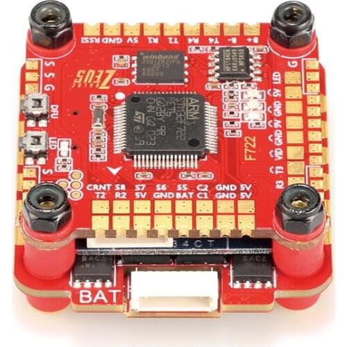 HGLRC Zeus F760 STACK 30X30 3-6S F722 Flight Controller 60A BLHELI_32 4in1 ESC for RC FPV Racing Freestyle 5inch 7inch Drones