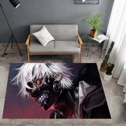 Anime Tokyo Ghoul Floor Rug Carpet Bedroom Doormat Non-slip Mat Cartoon Gift