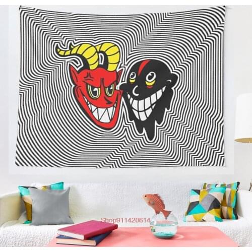 Lil Darkie and SKiiTZO 83HADES Album Cover tapestry Art Wall Hanging Tapestries for Living Room Home Dorm Decor