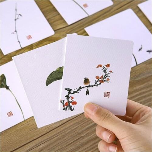 Literary Cards Birthday Card for Girl Kids Wife Husband Birthday Cake Greeting Card Postcards Gifts Card with Stickers