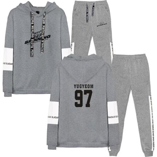 Fashion Design Aikooki New Arrival GOT7 Hoodie Suit Men/Women Fashion Casual Sweatshirt Suit Print GOT7 2019 World Tour Hoodies