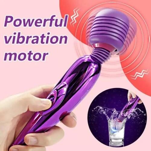 Powerful Magic Massage Wand AV Vibrator for Women USB Charging Adult Sex Toy Vagina Clitoris Stimulator Sex Shop Dildo for Woman
