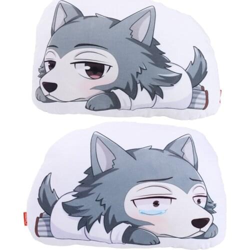 Anime Beastars Legosi Louis Haru Jono Gouhin Soft Toy Cosplay Stuffed Cushion Doll Throw Pillow Short Plush Doll Cute Xmas Gift