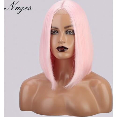 NNZES Pink Wigs