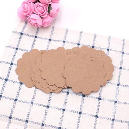 Wholesale 100pcs Jewelry Display Stand Stud Earing Holder Display Price Tags & Display white/black/shallow brown Price Tags