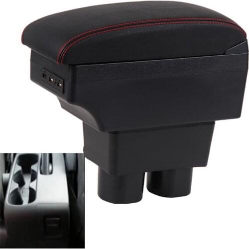 For TOYOTA RUSH ARMREST armrest box USB Charging heighten Double layer central Store content cup holder ashtray accessories