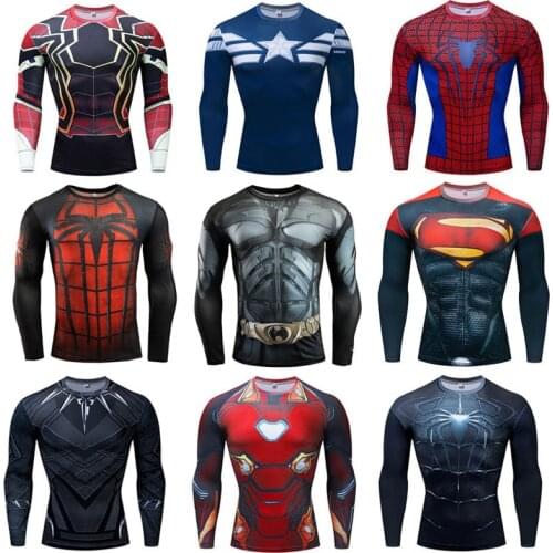 Rashguard Jiu Jitsu T-shirt Bjj Boxe MMA Boxing T-shirts Long Sleeve Fitness Sport Sweater Tee Rash Guard For Men MMA Clothing