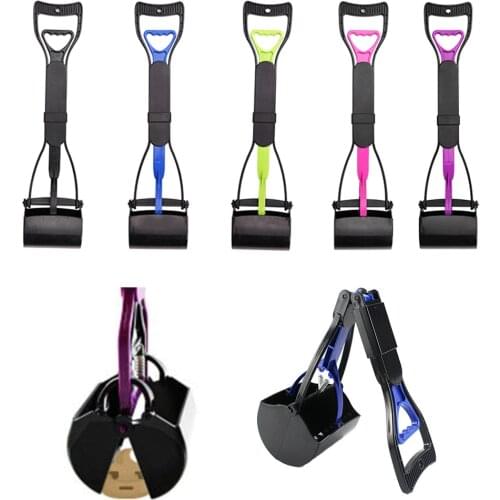 Pet Dog Long Handle Pet Pooper Scooper Dog Cat Waste Picker Jaw Poop Scoop Pick Up Clean Waste Cleaning Tools Pet Supplies