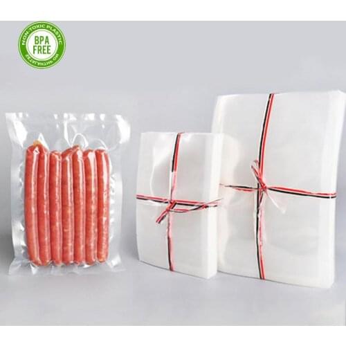 Vacuum Bags For Food 100PCS /Lot BPA-Free Food Grade Storage Film Heated Freezer Bags Kitchen Packaging Bags For Vacuum Sealer