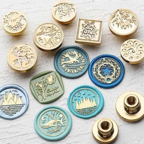 Wax Seal Stamp Retro Antique Sealing Wax Scrapbooking Stamps Wedding Decorative Wooden Handle