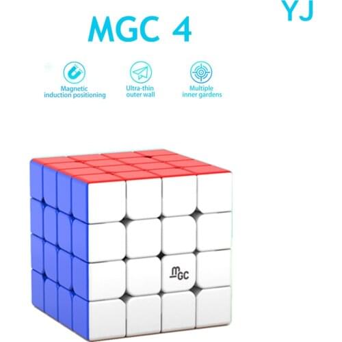 YJ MGC4 Magnetic Puzzle Cube 4X4 Magic Cube Yongjun MGC 4 Magnets Speed Cubes Educational Toys For Kids
