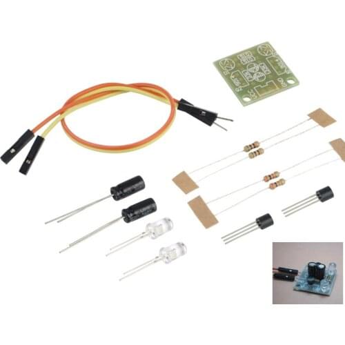 1PCS 5MM LED Simple Flash Light Simple Flash Circuit DIY Kit NEW