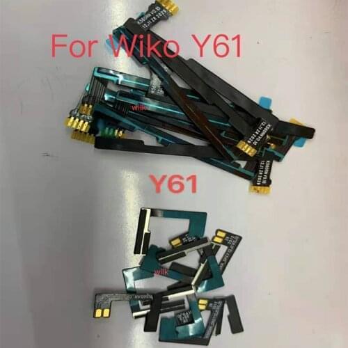 10PCS For Wiko Y61 WikoY61 Volume Button Flex Cable Side Key Switch ON OFF Control Button Repair Parts