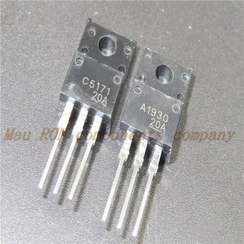10PCS/LOT 5PCS 2SA1930 + 5PCS 2SC5171 A1930 C5171 TO220F new original In Stock