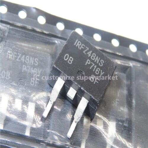 10PCS/LOT FZ48NS IRFZ48NS TO-263 55V 64A SMD Triode