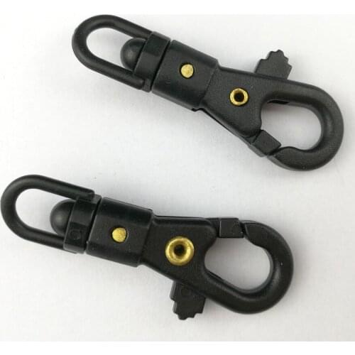 3PCS Outdoor Camping 360 Degree Swivel Mini Tactics Keychain Carabiner Clip Hanging Buckle Hooks Creative Accessories Gift FW045