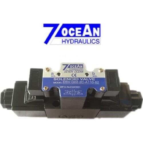 7OCEAN HYDRAULICS DSV-G02-6C-A110-90 SEVEN OCEAN SOLENOID VALVE MODEL:DSV-G02-2C-DC24-90 DSV-G02-2N-A110-90/82/20/31