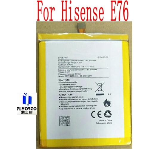 3.8V High Quality 3000mAh LP38300F Battery For Hisense E76 Mobile Phone