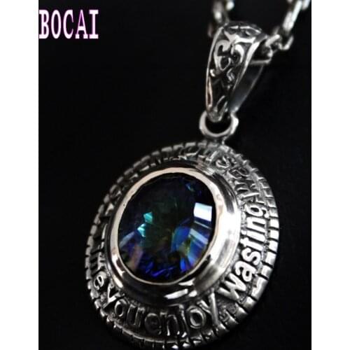 2020 New Symphony Zircon S925 Sterling Silver Pendant Thai Silver Pendant for Men Fashion Sweater Chain Pendant Mens Pendant