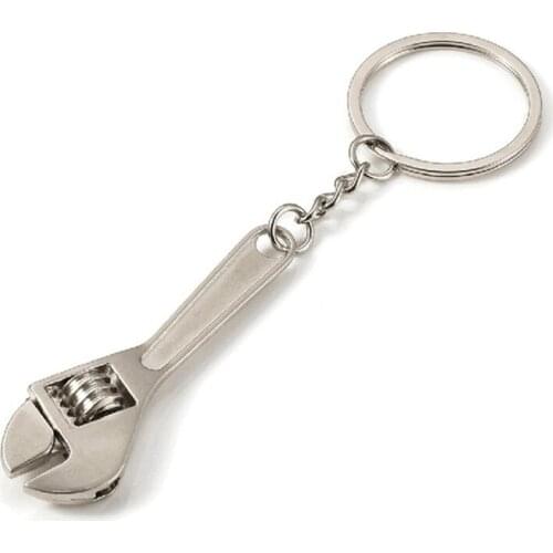 Stainless Steel Auto Keychain Mens Charm Gift Waist Hanging Heavy Duty Key Holder Mens Car Key Ring Home Key with Tool Gift