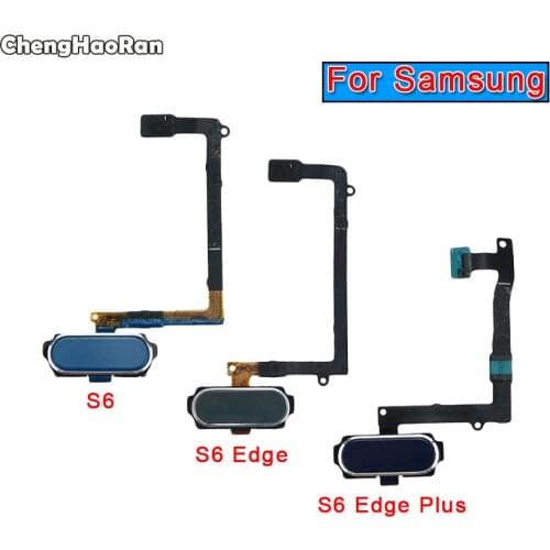 ChengHaoRan Home Button Fingerprint Sensor Flex Cable For Samsung Galaxy S6 G920F S6 Edge Plus G928F G925F Home Flex Cable