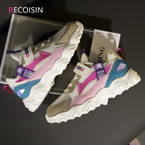 RECOISIN Summer Kids Sneakers High Quality Sports Shoes For Girl Fashion Running Sneakers Girls Children Shoes Chaussure Enfant