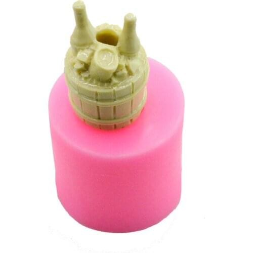 Beautiful small silicone straw topper mold for straws