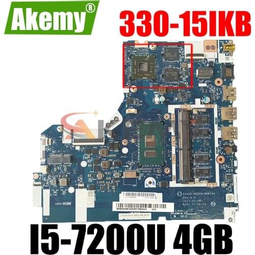 For XiaoXin CHAO 5000 Lenovo 320 320C-15IKB Laptop Motherboard DAG42A DAG52 NMB244 5B20Q84217 With i5-7200U CPU 2GB GPU 4GB RAM