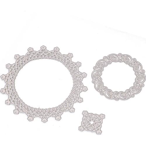 Round Frame Metal 2021 New Metal Cutting Dies Stencils for DIY Scrapbooking Album Decorative Embossing Paper