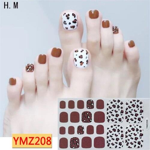 5PCS Foot Nail Stickers Nail Patch Foot Nail Art Decorations Acrylic Nails Fake Nails Stickers for Nails Charms Manicure Glitter